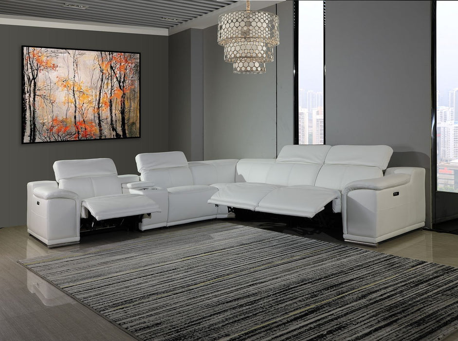 Palm Beach Power Reclining Leather Sectional Collection