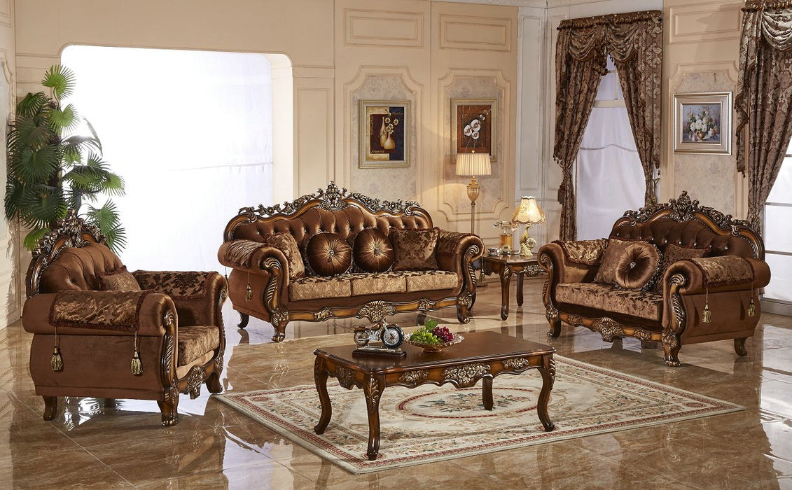 Alexandria Brown Living Room Collection