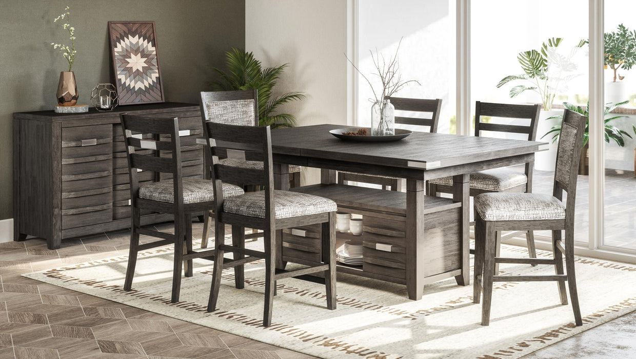 Altamonte Grey 7 Pc. Counter Height Dining Set